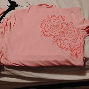Pink Floral Women's Top